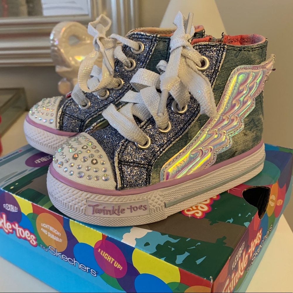 Skechers Twinkle Toes Baby Sneakers Size 5